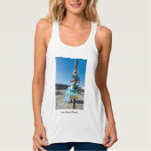 Cocoa Beach Tiki Totem Tanktop (Voorkant)