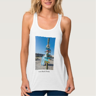 Cocoa Beach Tiki Totem Tanktop