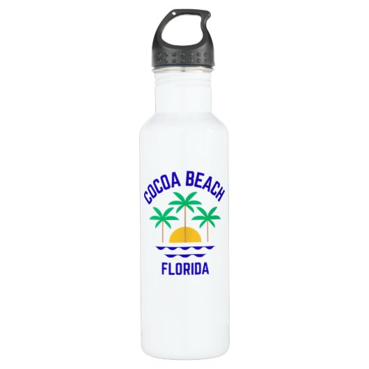 Cocoa Beach Water Bottle Waterfles (Voorkant)