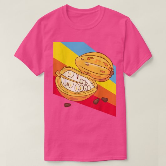Cocoa bean Chocolate Sweets Candy 421 T-shirt (Design voorkant)