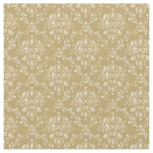 Cocoa Brown Damask Stof (Close Up)