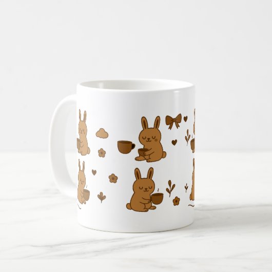 Cocoa Bunny Dreams Mug Koffiemok (Voorkant links)