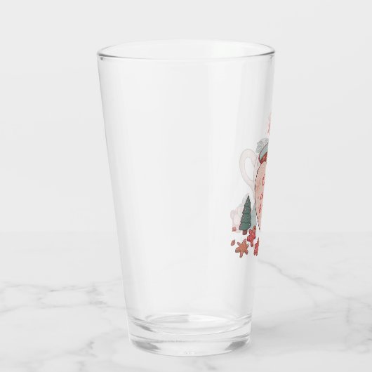 Cocoa, Cookies & Calm – Pastel Christmas CoT-Shirt Glas (Rechts)