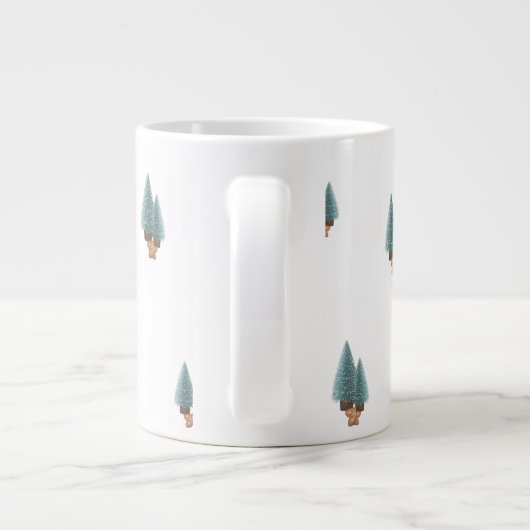 Cocoa, Cookies & Calm – Pastel Christmas CoT-Shirt Grote Koffiekop (Achterkant)