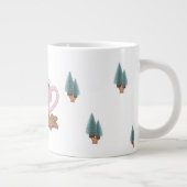 Cocoa, Cookies & Calm – Pastel Christmas CoT-Shirt Grote Koffiekop (Rechts)