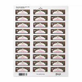 Cocoa & Cookies Kerst Adres Label (Full Sheet)