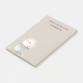 Cocoa Cream Egel Madeliefjes Bloem Emmer Post-it® Notes (Schuin)