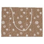 Cocoa Cream Sneeuwvlokken Kerst Groot Cadeauzakje (Achterkant)