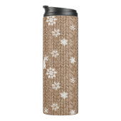 Cocoa Cream Sneeuwvlokken Kerst Thermosbeker (Geroteerd rechts)