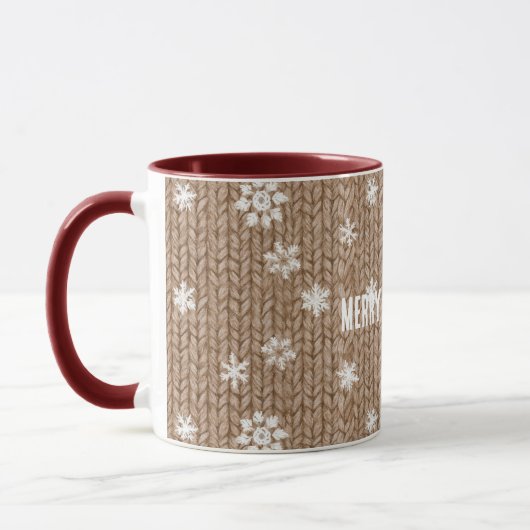 Cocoa Cream Snowflakes Christmas Mok (Links)