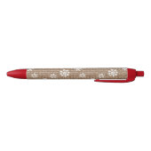Cocoa Cream Snowflakes Christmas Zwarte Inkt Pen (Bodem)