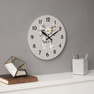 Cocoa Cream Witte Strik Margriet Bloemen Grote Klok