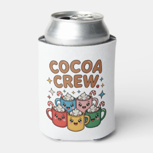 Cocoa Crew Hete Chocolade Kawaii Kerstmis Xmas Blikjeskoeler