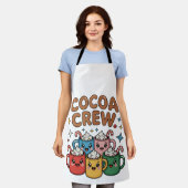 Cocoa Crew Hete Chocolade Kawaii Kerstmis Xmas Schort (Gedragen)