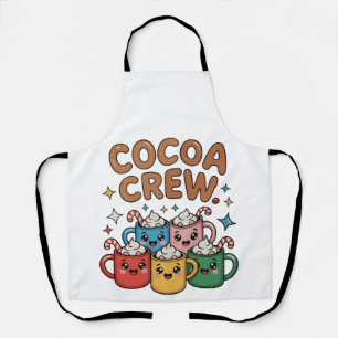 Cocoa Crew Hete Chocolade Kawaii Kerstmis Xmas Schort