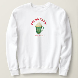 Cocoa Crew Modern Kersttrui voor Dames Trui