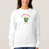 Cocoa Crew Modern Kersttrui voor Dames Trui (Voorkant)