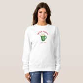 Cocoa Crew Modern Kersttrui voor Dames Trui (Voorkant volledig)
