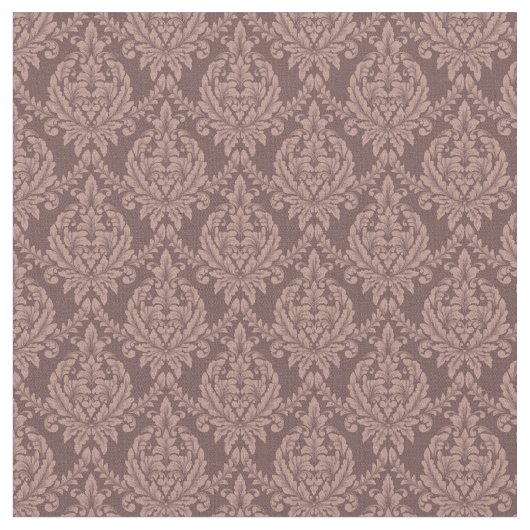 Cocoa Damask Stof (Close Up)
