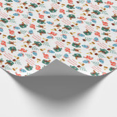 Cocoa Deer en Scarf op maat Cadeaupapier (Hoek)