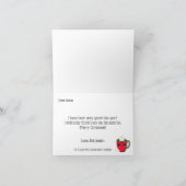 Cocoa en koekjes voor Sinterklaas Feestdagen Kaart (Binnen)