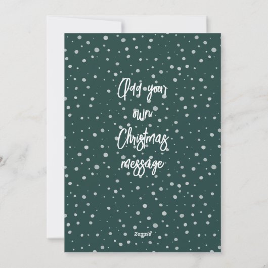 Cocoa en vrolijkheid feestdagenkaart (Achterkant)