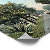Cocoa FL, Florida, Delaroy Ave, c1910 Poster (Hoek)