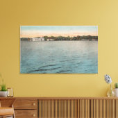 Cocoa, Florida - Uitzicht van het Brevard Hotel & Canvas Afdruk (Insitu (Woonkamer))