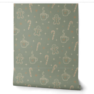 Cocoa-gemberkoek verwijderbehang behang