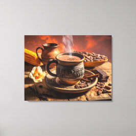 COCOA - HOT CHOCOLATE CANVAS AFDRUK