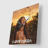 COCOA - IVOORKUST VIERKANTE KLOK (Hoek)