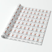 Cocoa & Kerstmis Cadeaupapier (Uitgerold)
