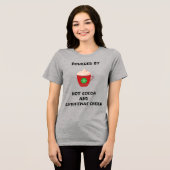 Cocoa & Kerstmis Tri-Blend Shirt (Voorkant volledig)