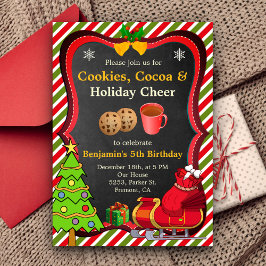 Cocoa Kerstverjaardagsfeest Uitnodiging