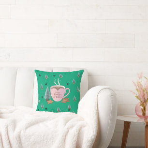 Cocoa, Koekjes & Rust – Pastel Kerst CoT-Shirt Kussen