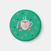 Cocoa, Koekjes & Rust – Pastel Kerst CoT-Shirt Magneet (Voorkant)
