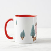 Cocoa, Koekjes & Rust – Pastel Kerst CoT-Shirt Mok (Links)