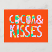 Cocoa & Kussen Feestdagenkaart (Voorkant)