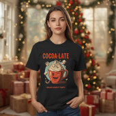Cocoa-late – Grappige Kerstmis Heet Cacao Punt Tri-Blend Shirt