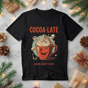 Cocoa-late – Grappige Kerstmis Heet Cacao Punt Tri-Blend Shirt