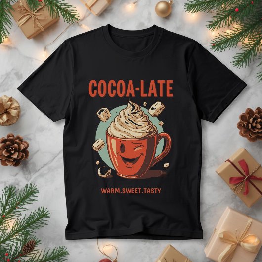 Cocoa-late – Grappige Kerstmis Heet Cacao Punt Tri-Blend Shirt