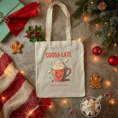 Cocoa-late – Grappige Kerstmis Hot Cocoa Grap Tote Bag