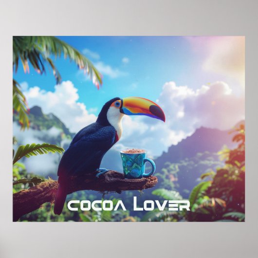 COCOA LOVER - TOUCAN POSTER (Voorkant)