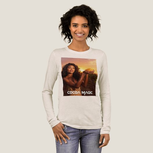 COCOA MAGIC Tri-Blend SHIRT (Voorkant)