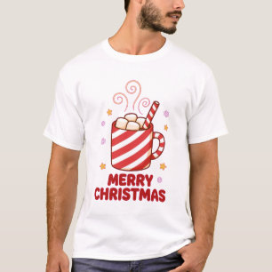 Cocoa Mok T-shirt vrolijk kerstfeest gezellig vaka