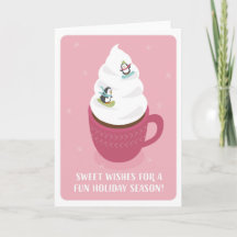 Cocoa Mountain Holiday Card (blank inside)