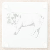 Cocoa Night Bulldog Onderzetters (Achterkant)