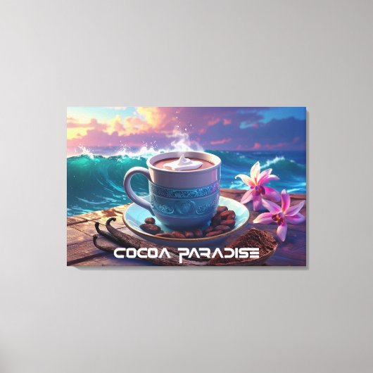 COCOA PARADISE CANVAS AFDRUK (Voorkant)