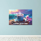 COCOA PARADISE CANVAS AFDRUK (Insitu (Houten vloer))