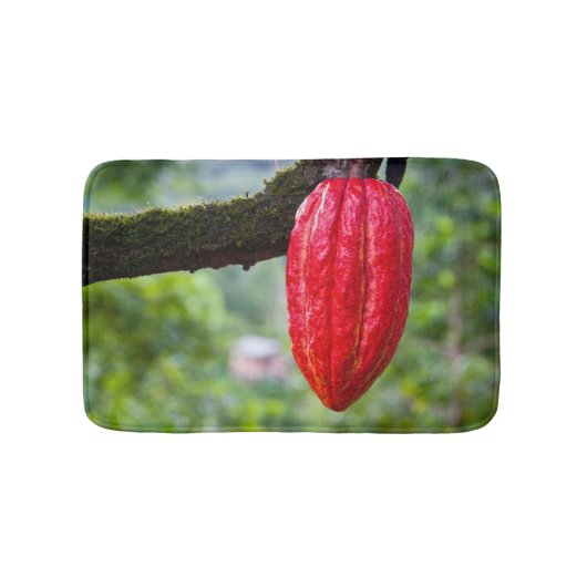 cocoa peul rood badmat (Voorkant)